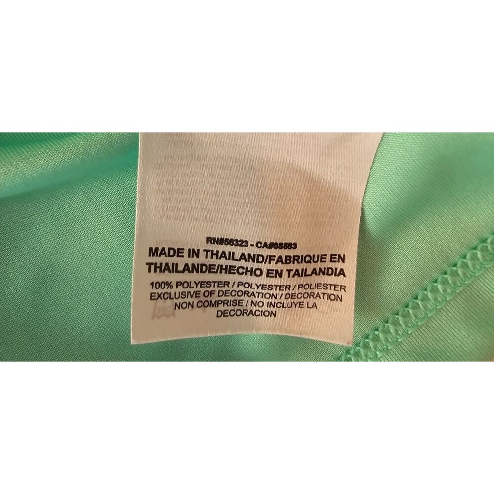 Nike Running Top Womens Med Pastel Green Swoosh Dri-FIT Long Sleeve Activewear - Picture 4 of 5